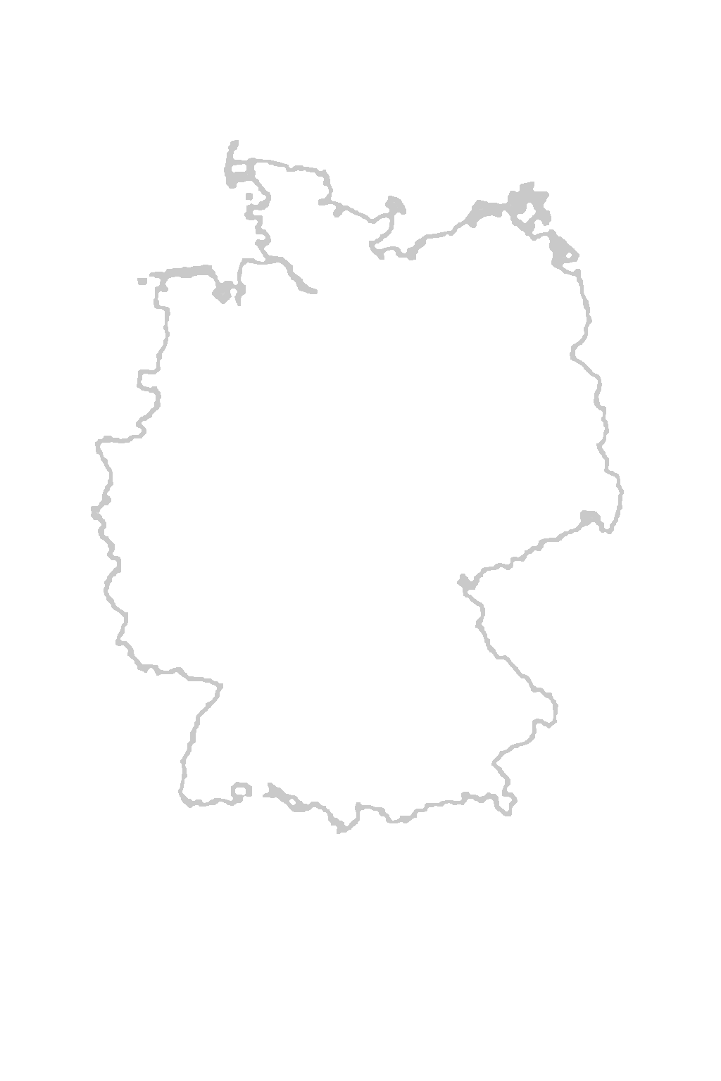 Karte von Deutschland